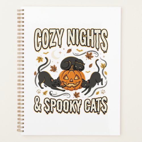 Halloween Cat Autumn Magic Planner