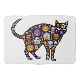 HALLOWEEN CAT BATHROOM MAT