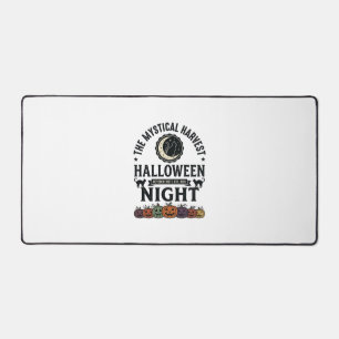 Halloween Cat Black Cats Pumpkins Vintage Funny_1 Desk Mat