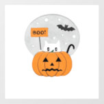 Halloween  Cat  Boo  Illustration Classic T-Shirt Wall Decal