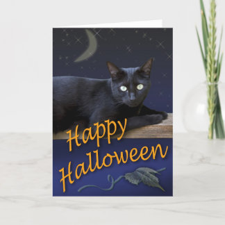 Halloween Cat Card