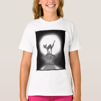 Halloween Cat  Childrens Tee