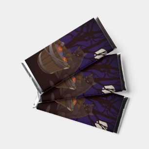 Halloween Cat Chocolate Personalized  Hershey Bar Favors