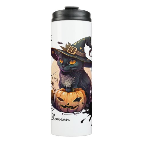 Halloween cat Classic T_Shirt Thermal Tumbler