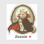 Halloween Cat, Count Catula Sticker