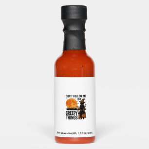 Halloween Cat Creepy Things Funny Witch_1 Hot Sauces