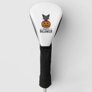 Halloween Cat Cute Pumpkin Vintage Spooky_1 Golf Head Cover
