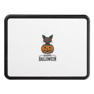 Halloween Cat Cute Pumpkin Vintage Spooky_1 Hitch Cover