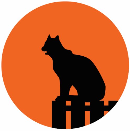 Halloween Cat Cutout