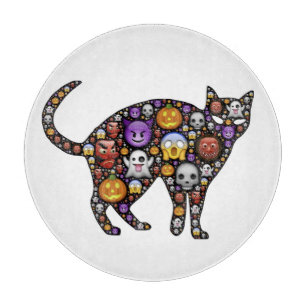 HALLOWEEN CAT CUTTING BOARD