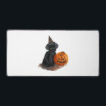halloween cat                desk mat<br><div class="desc">halloween cat</div>