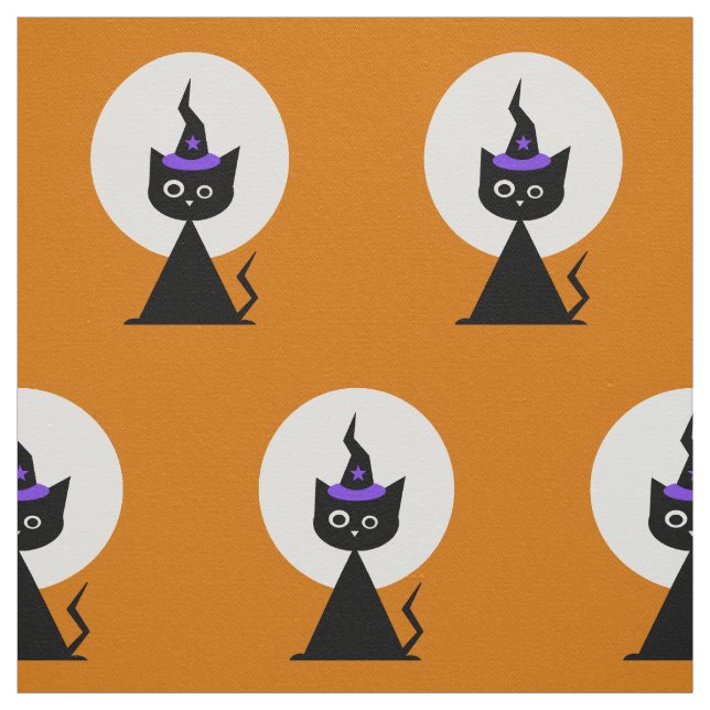 +[ Halloween Cat ]+ Fabric (Swatch)