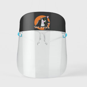 Halloween Cat Kids' Face Shield
