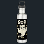 Halloween Cat Ghost Halloween Costume Stainless Steel Water Bottle<br><div class="desc">Halloween Cat Ghost Halloween Costume</div>