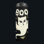 Halloween Cat Ghost Halloween Costume Thermal Tumbler<br><div class="desc">Halloween Cat Ghost Halloween Costume</div>