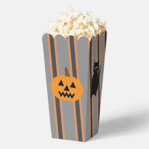 Halloween Cat Ghost Pumpkin Spider Web Popcorn  Favor Boxes