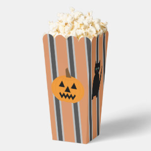 Halloween Cat Ghost Pumpkin Spider Web Popcorn Favor Boxes
