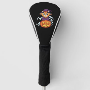 Halloween Cat Golf Head Cover