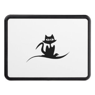 Halloween cat hitch cover