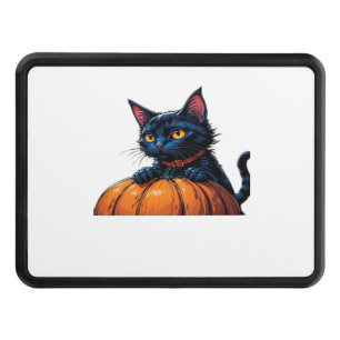 Halloween Cat in Enchanted Pumpkin Patch Classic T Hitch Cover