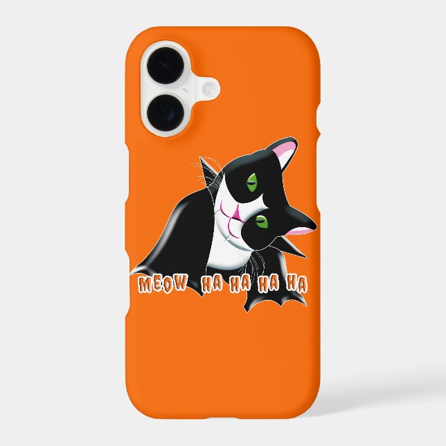 Halloween Cat Iphone Case (Back)
