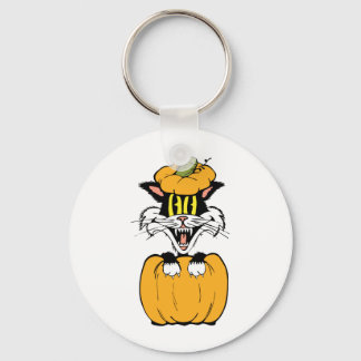 Halloween Cat Keychain