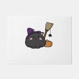Halloween Cat Oversized T-Shirt Doormat