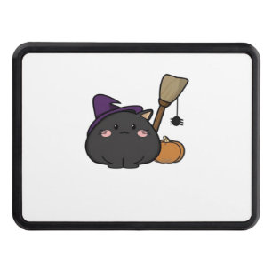 Halloween Cat Oversized T-Shirt Hitch Cover