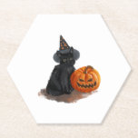 halloween cat                paper coaster<br><div class="desc">halloween cat</div>