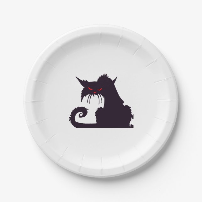 Halloween Cat                               Paper Plates (Front)