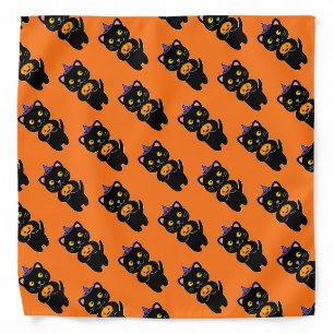 Halloween Cat - pattern Bandana