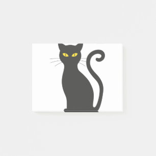 Halloween cat post-it notes