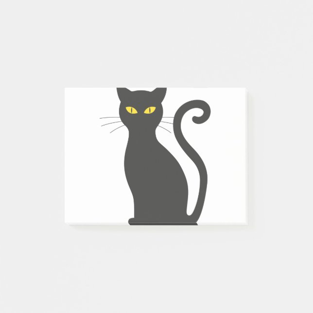 Halloween cat post-it notes (Front)
