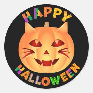 Halloween Cat Pumpkin