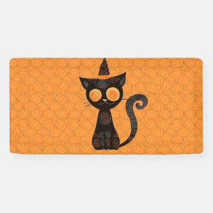Halloween/cat/pumpkin/fall banner