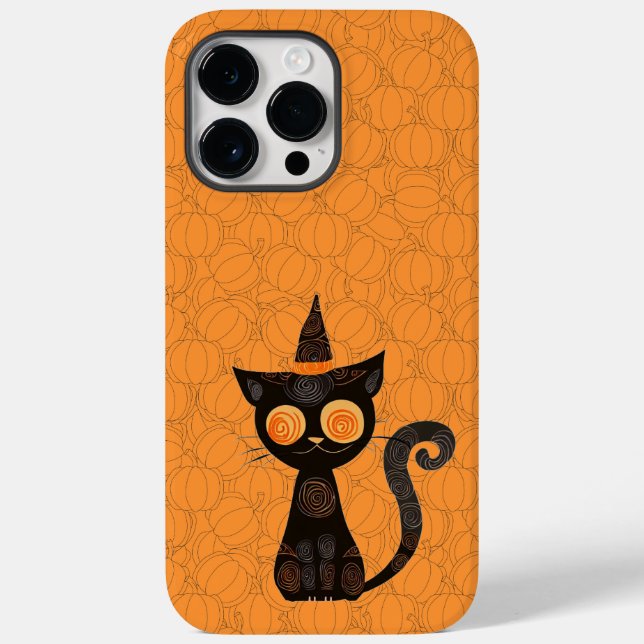 Halloween/cat/pumpkin/fall  Case-Mate iPhone case (Back)