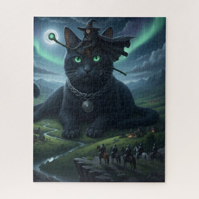 Halloween Cat Puzzle (Vertical)