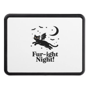 Halloween Cat  Spooky and Stylish Feline-Inspired  Hitch Cover