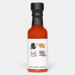 Halloween Cat  Spooky and Stylish Feline-Inspired  Hot Sauces