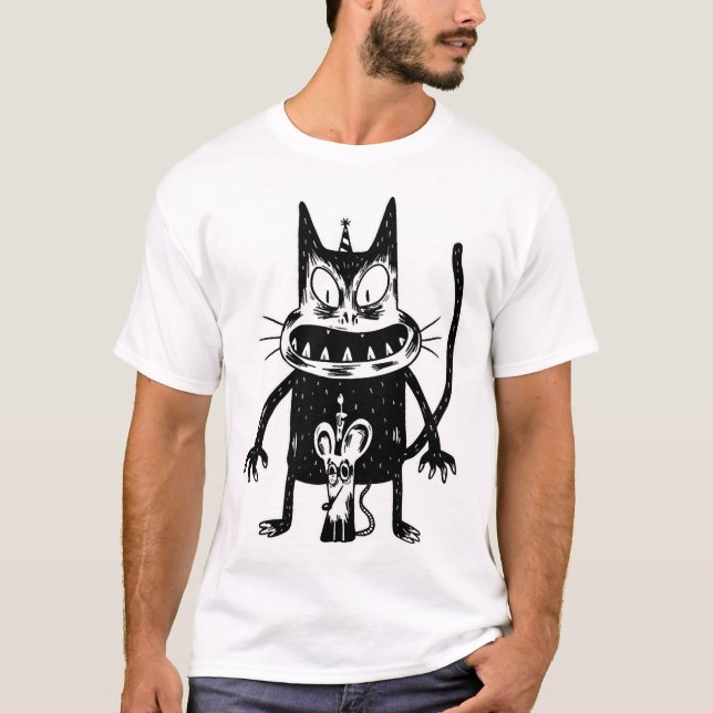 Halloween cat T-Shirt (Front)