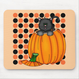 Halloween Cat T-shirts and Gifts Mouse Pad