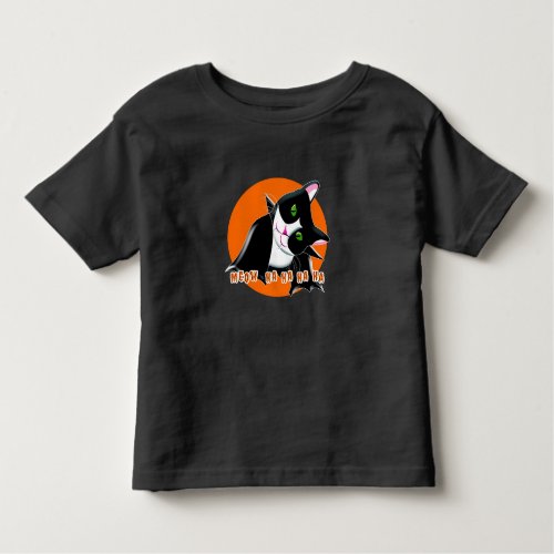 Halloween Cat Toddler T_shirt