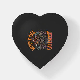 Halloween Cat Witch Vibes Paperweight