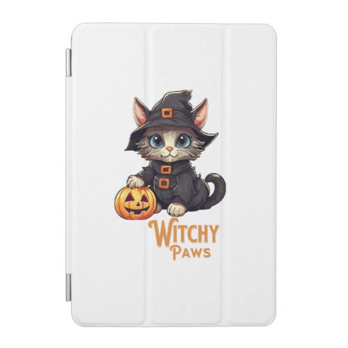 Halloween Cat Witchy Paws iPad Mini Cover