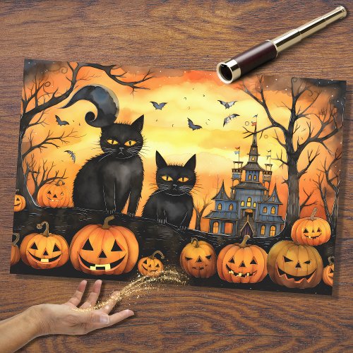 Halloween Cats 1 Decoupage Paper