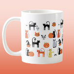 Halloween Cats Cute Spooky Coffee Mug<br><div class="desc">Cute and spooky Halloween kitty cat design to make you smile. Cat witches,  ghosts,  zombies and pumpkin lanterns.  Original art by Nic Squirrell.</div>