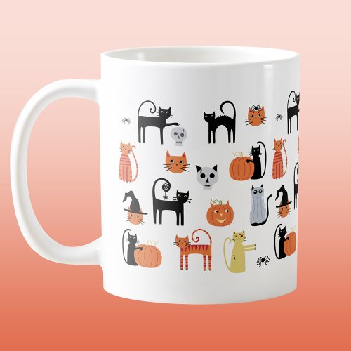 Halloween Cats Cute Spooky Coffee Mug