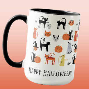 Halloween Cats Cute Spooky Mug