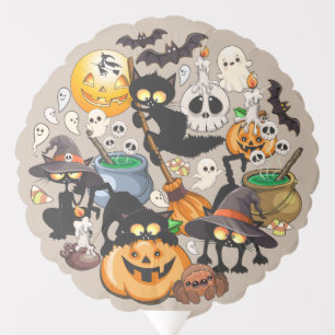 Halloween Cats Funny Party Balloon