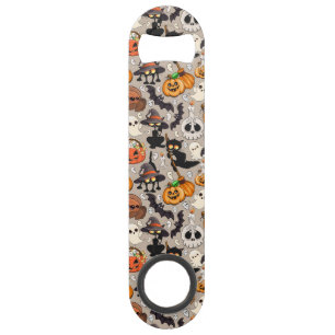 Halloween Cats Funny Party Bar Key